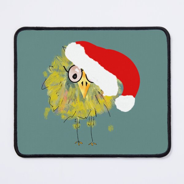 Item preview, Funny Bird in Santa Hat! designed and sold by designs-by-ann.