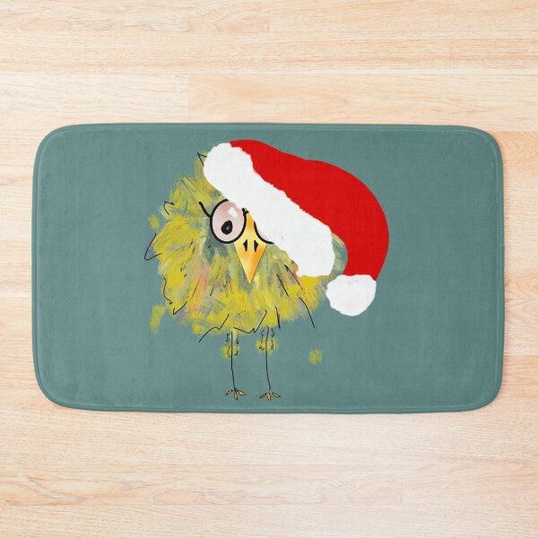 Item preview, Funny Bird in Santa Hat! designed and sold by designs-by-ann.