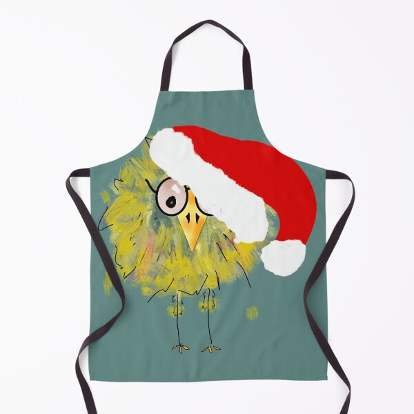 Item preview, Funny Bird in Santa Hat! designed and sold by designs-by-ann.