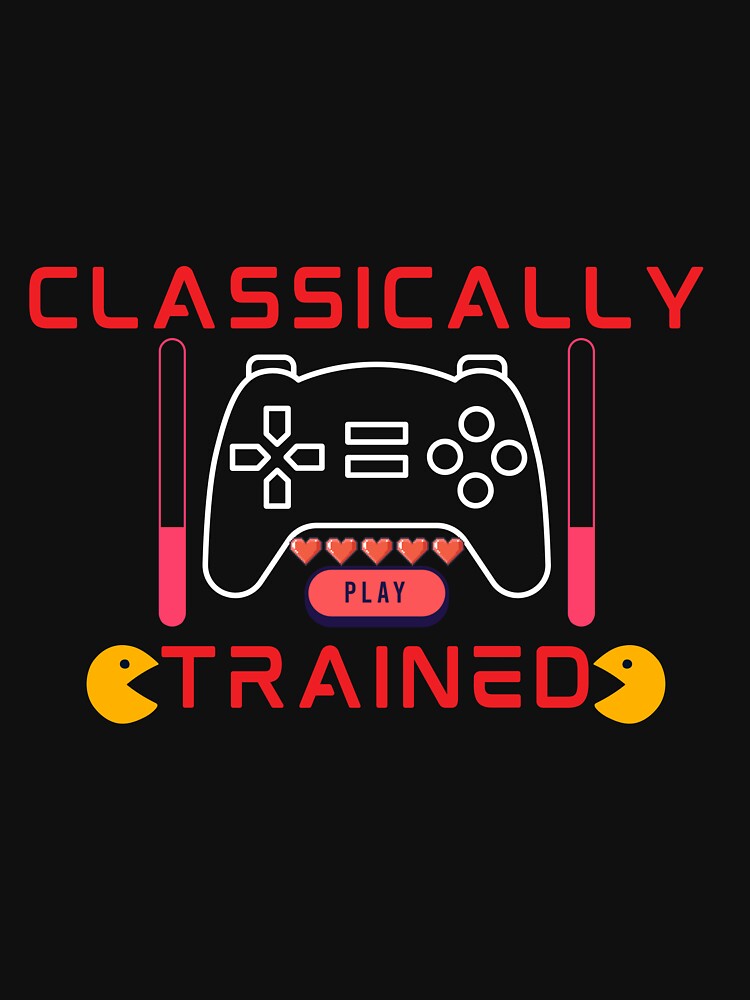 Classically Trained Gamer Vintage Retro Gaming Arcade 80s パーカー