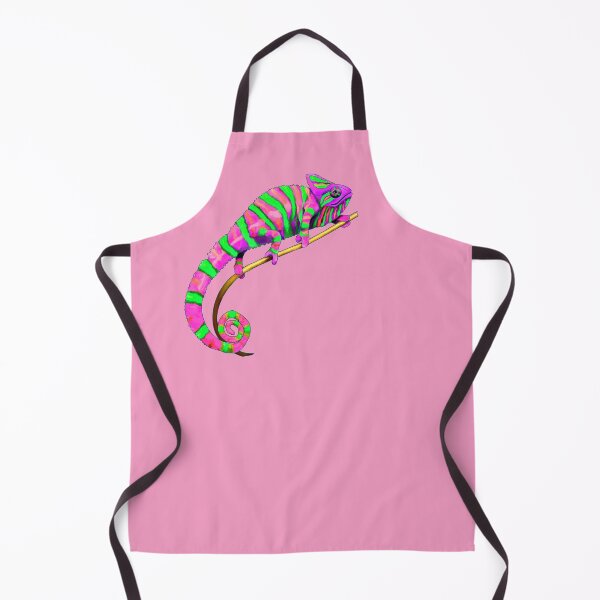 Item preview, Colorful Chameleon Love - Pink and Green Lizard designed and sold by LaRoach Digital Arts.