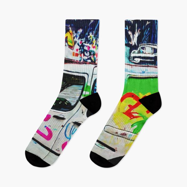 Item preview, NYC Vandalized Van | graffiti pop aesthetics  designed and sold by CiceroSpin.