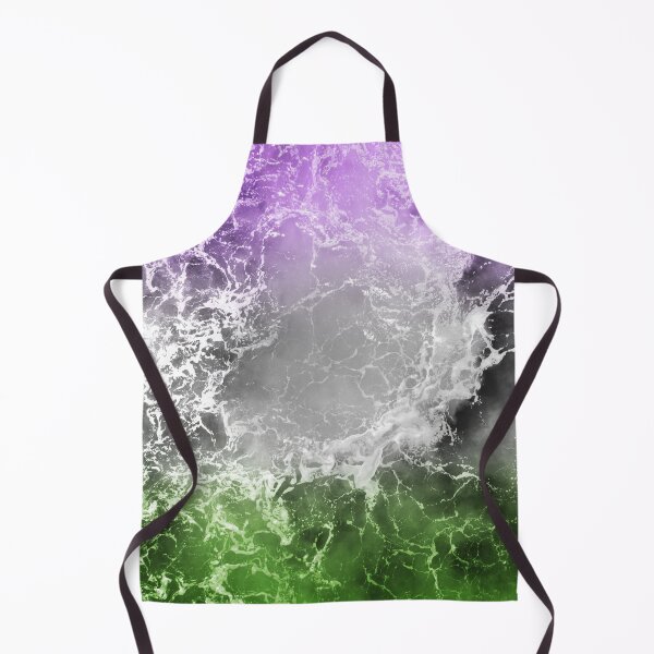 Item preview, Hidden Genderqueer flag Ocean Waves Subtle designed and sold by PlayfullyPride.