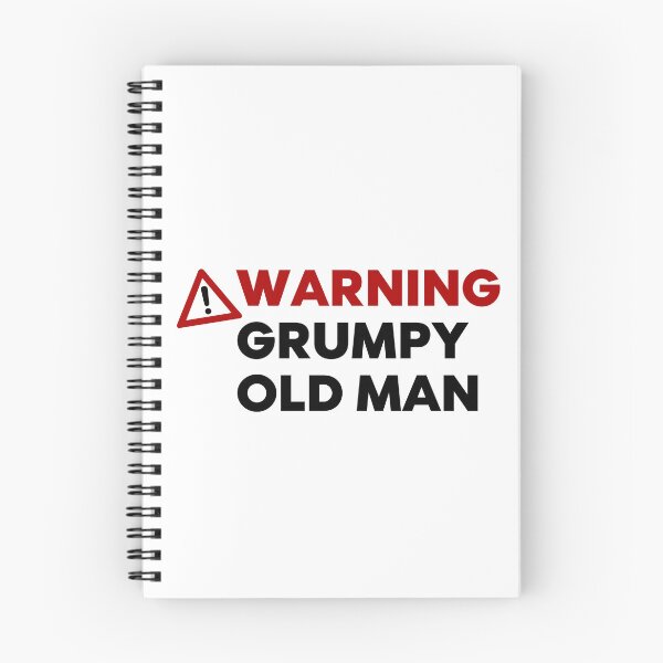 Item preview, Warning Grumpy Old Man. Funny Old Man Saying. Great For Grumpy Dads. Black and Red designed and sold by That Cheeky Tee.