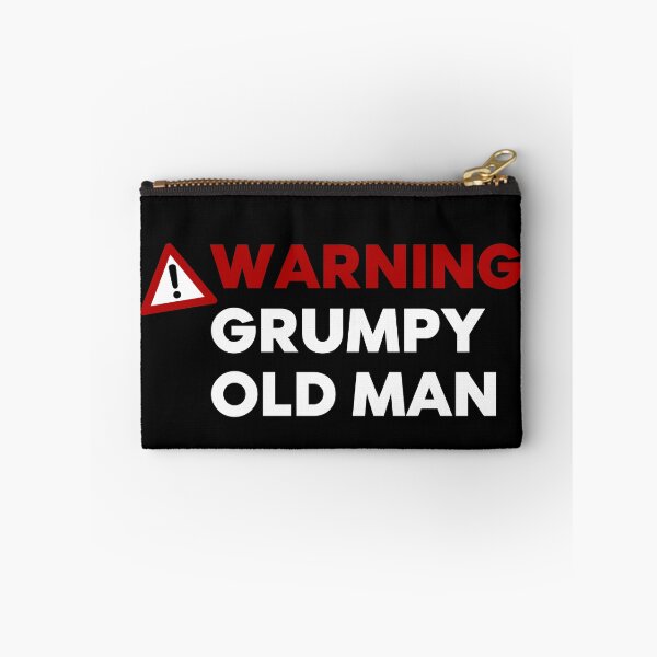 Item preview, Warning Grumpy Old Man. Funny Old Man Saying. Great For Grumpy Dads. White and Red designed and sold by That Cheeky Tee.