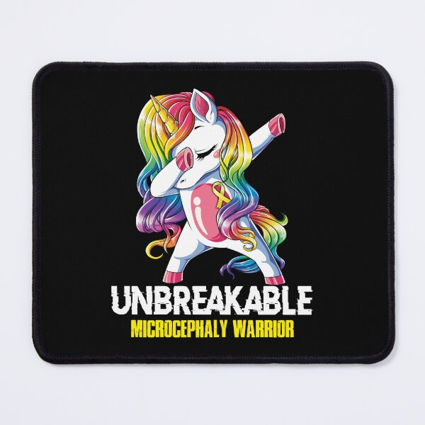 Item preview, Microcephaly Awareness - Unicorn Microcephaly Warrior Ribbon UNBREAKABLE designed and sold by Fernandezf.