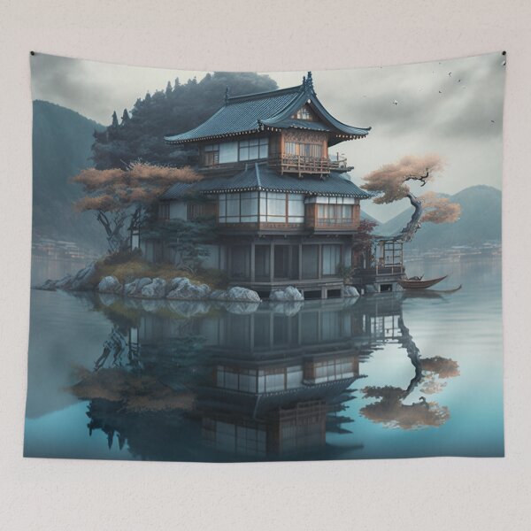Item preview, Japanese house on the water designed and sold by Tho0mX.