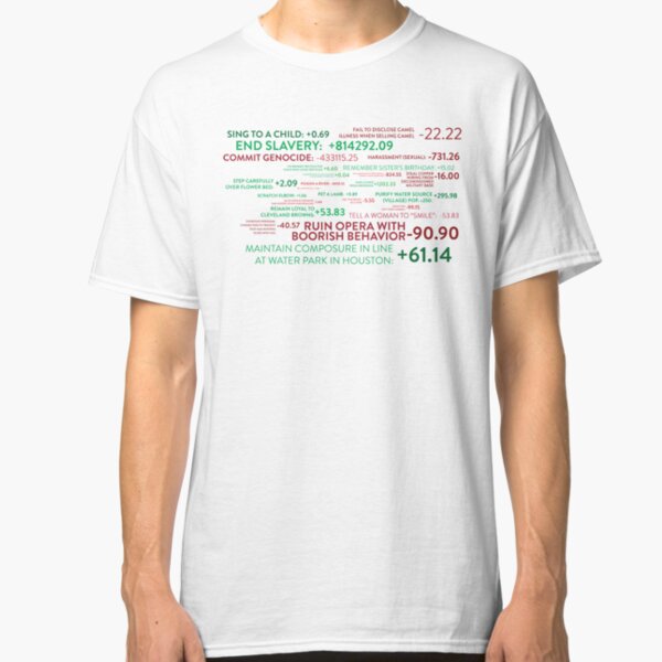 The Good Place - Points System Classic T-Shirt