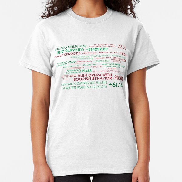 The Good Place - Points System Classic T-Shirt