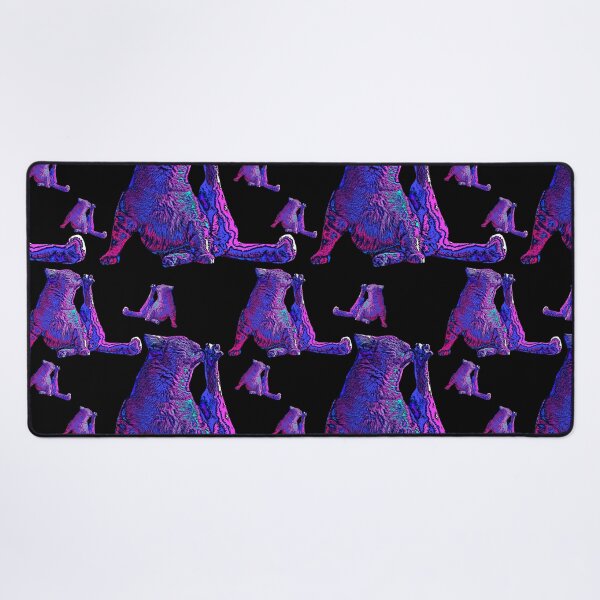 Item preview, Psychedelic Cat Licking Toe Beans designed and sold by NebulaFern.