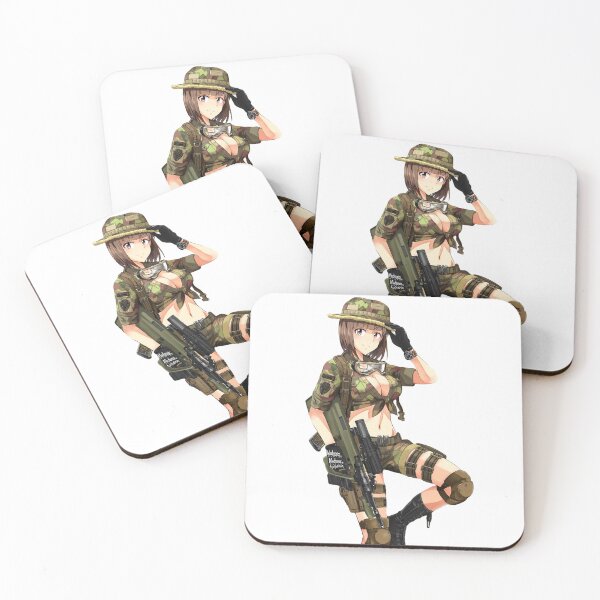 Item preview, Military Anime Girl designed and sold by kittiescuties.