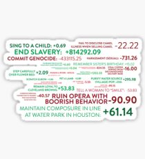 The Good Place - Points System Sticker