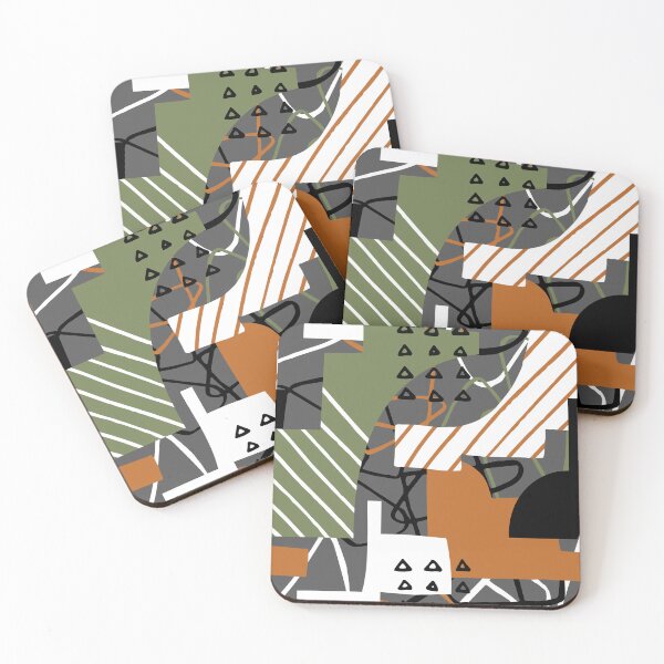 Item preview,  crazy random shapes pattern  designed and sold by aimadbro.