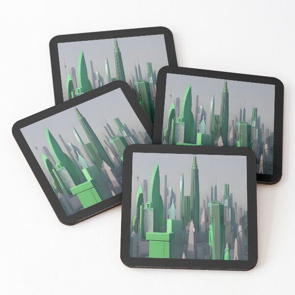Item preview, Fog City - Plutonium Green Daylight designed and sold by Chubuter.