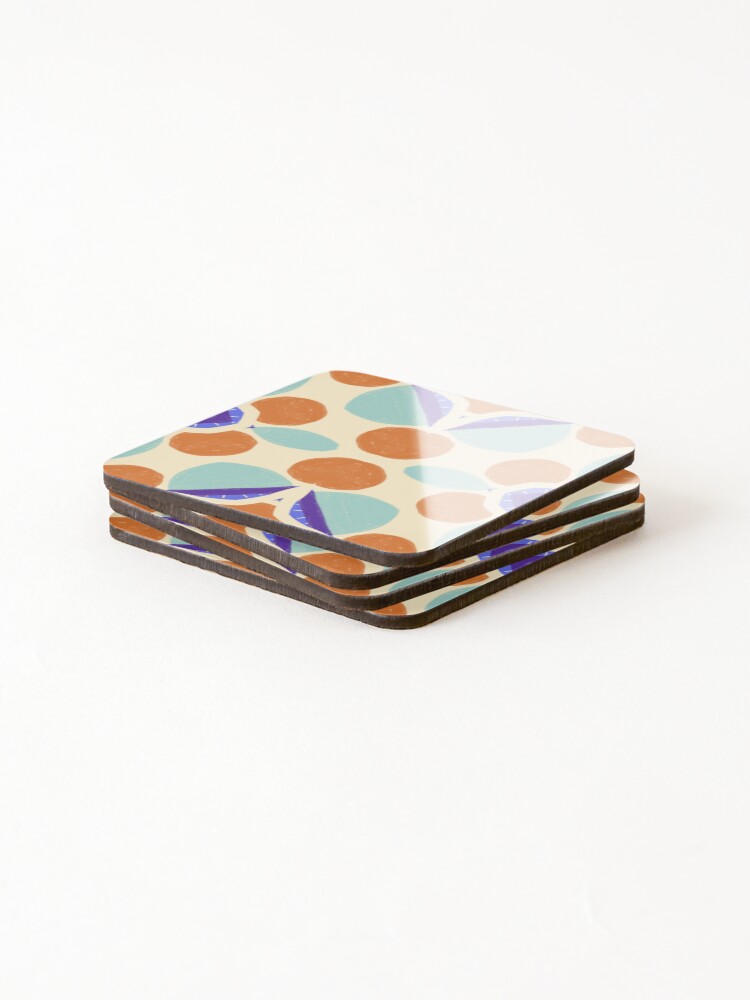 Thumbnail 4 of 5, Coasters (Set of 4), Simple Repeating Pattern designed and sold by digione2.