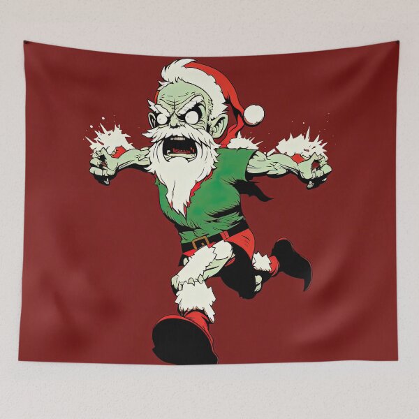 Item preview, zombie santa designed and sold by Chillapy.
