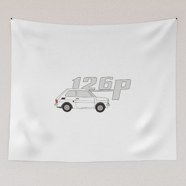 Item preview, White Fiat 126p designed and sold by crazymel.