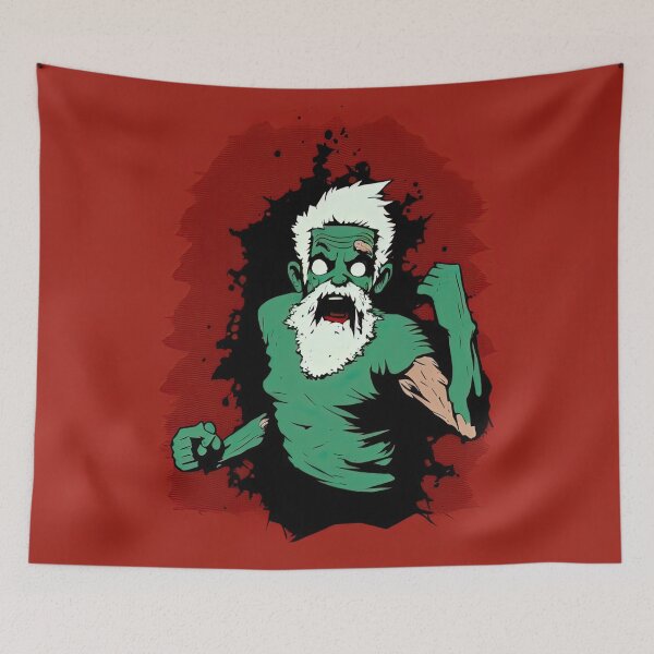 Item preview, zombie santa designed and sold by Chillapy.