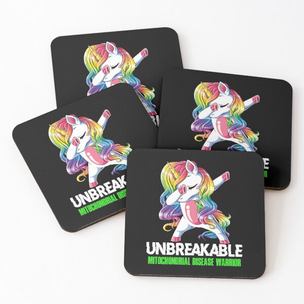 Item preview, Mitochondrial Disease Awareness - Unicorn Mitochondrial Disease Warrior Ribbon UNBREAKABLE designed and sold by Fernandezf.