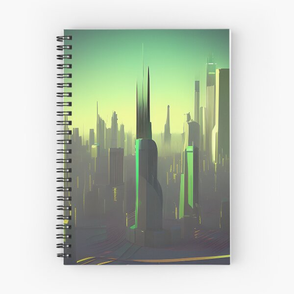 Item preview, Green Fog City - Great Skyscraper designed and sold by Chubuter.