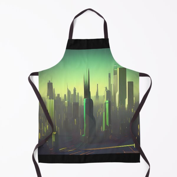 Item preview, Green Fog City - Great Skyscraper designed and sold by Chubuter.