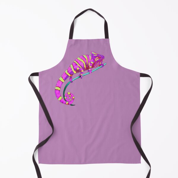 Item preview, Colorful Chameleon Love - Pink and Yellow Lizard designed and sold by LaRoach Digital Arts.