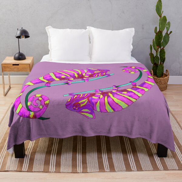 Item preview, Colorful Chameleon Love - Pink and Yellow Lizard designed and sold by LaRoach Digital Arts.
