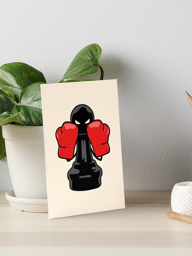 Chess boxing illustration Art Board Print by itisjakob