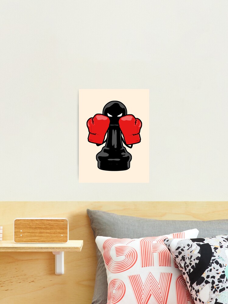 Chess boxing illustration Art Board Print by itisjakob