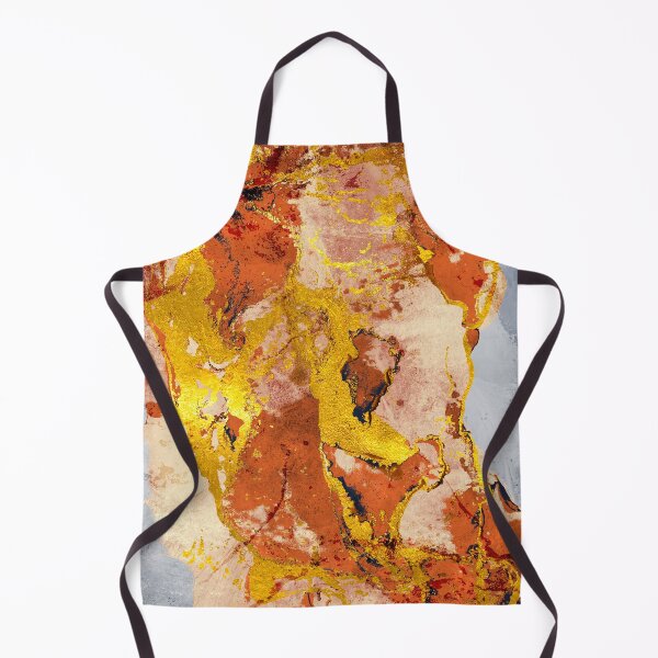 Item preview, Golden Navy Abstract Shapes 2 designed and sold by cesartorresart.