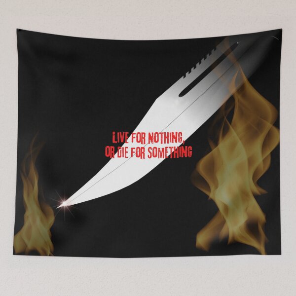Item preview, Live for Nothing, or Die for Something designed and sold by DrawingAndText.
