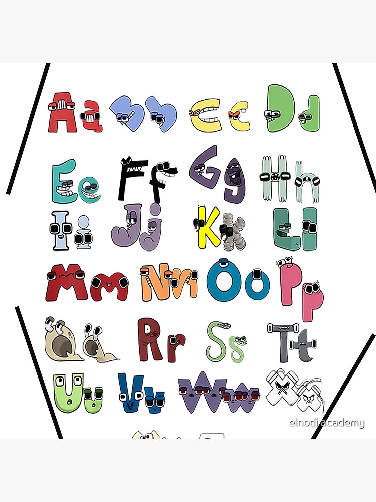 Funny Alphabet Lore Letter E - Alphabet Letters - Pin