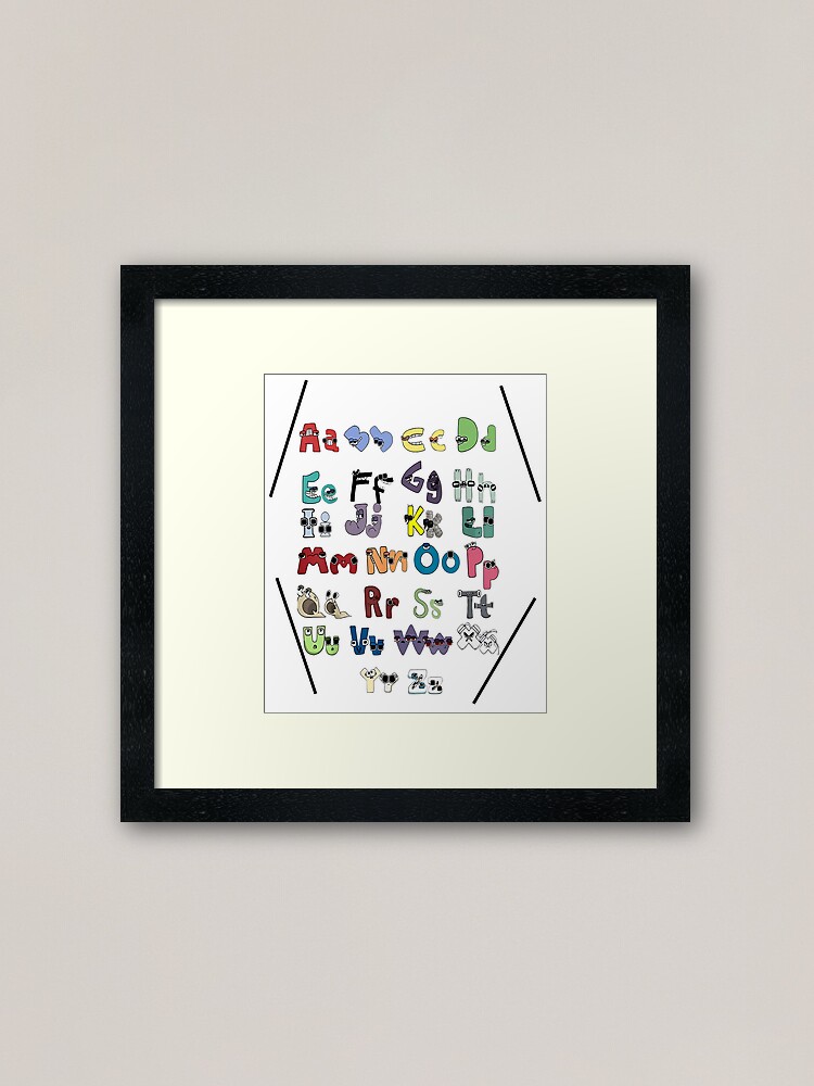 Alphabet Lore A Z Art Board Print for Sale by elnodi academy