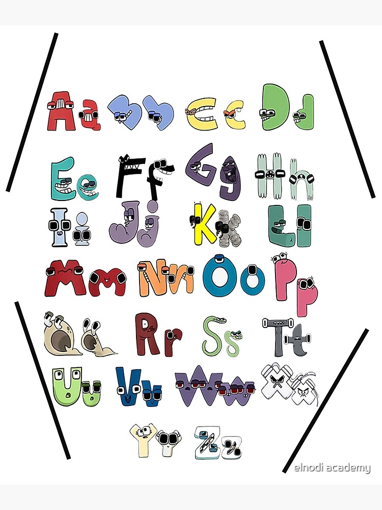 EVOLUTION of New Alphabet Lore (A-Z Full Version) 