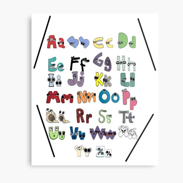 Alphabet Lore a to z Metal Print for Sale by YupItsTrashe