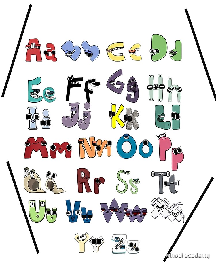 Alphabet Lore A Z Art Board Print for Sale by elnodi academy