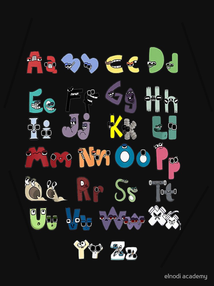 Alphabet Lore A-Z  Photographic Print for Sale by elnodi academy