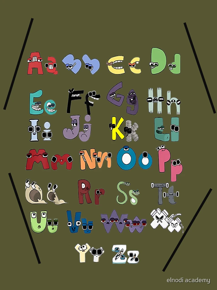 All Alphabet Lore Merch Letters (A - Z) by zWarriorIs2023 on