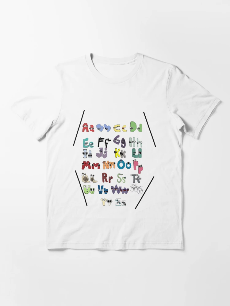 Latter A Z Alphabet Lore Unisex T-Shirt - Teeruto