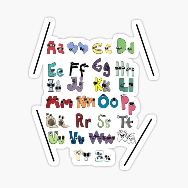 Alphabet Lore Series Sticker for Sale by Ezz-Design