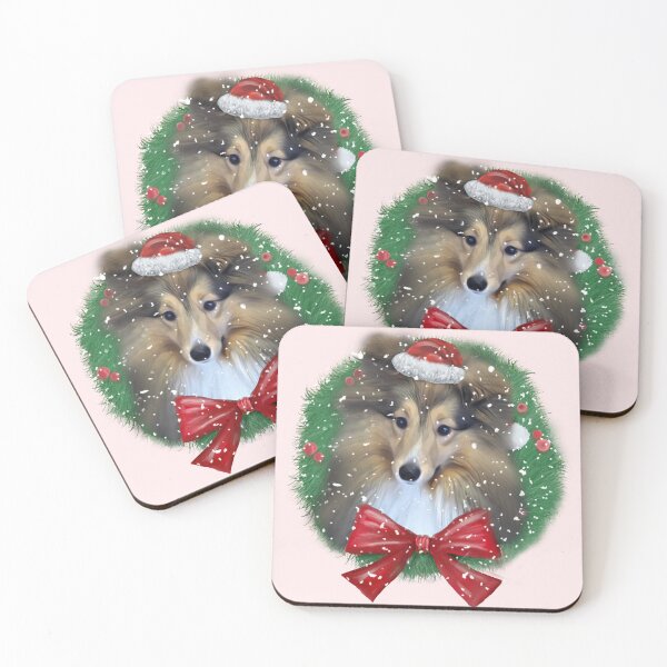 Item preview, christmas border collie designed and sold by PetArt  ⭐⭐⭐⭐⭐.