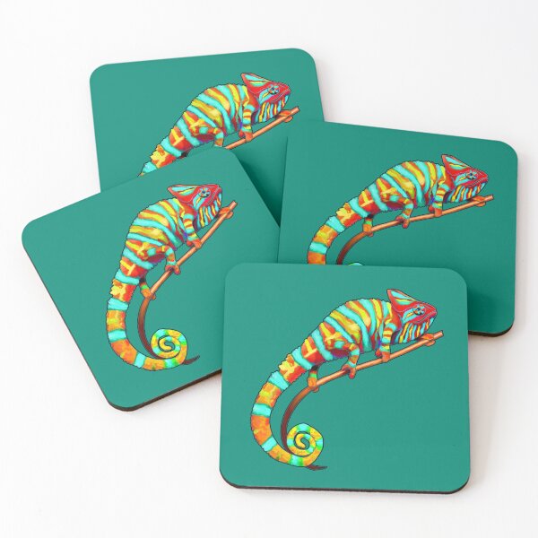 Item preview, Colorful Chameleon Love - Rainbow Lizard designed and sold by LaRoach Digital Arts.