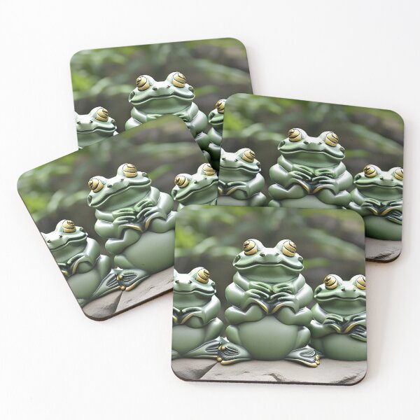 Item preview, Three little frogs designed and sold by ExploreDarkness.