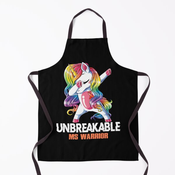 Item preview, MS Awareness - Unicorn MS Warrior Ribbon UNBREAKABLE designed and sold by Fernandezf.
