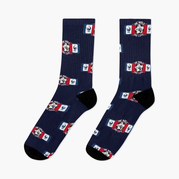 Item preview, ONE LOVE  SOCCER   FUTBALL   FUTBOL France designed and sold by THE AMERICAN TEEVANGELIST.