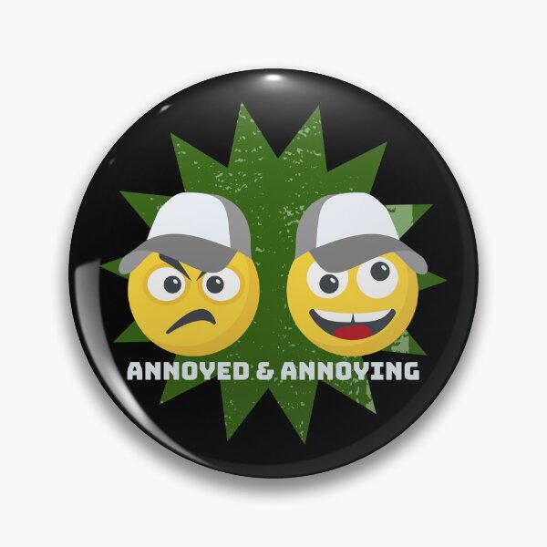 Item preview, Funny "Annoyed and Annoying" Emojis in Baseball Hats designed and sold by Write-to-Rebel.