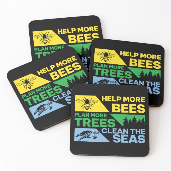 Item preview, Help More Bees, Plant More Trees, Clean The Seas designed and sold by proearth2022.