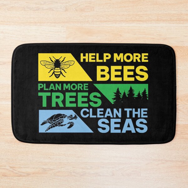 Item preview, Help More Bees, Plant More Trees, Clean The Seas designed and sold by proearth2022.