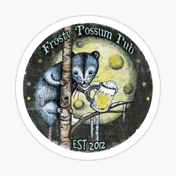 Frosty Possum Pub Sticker