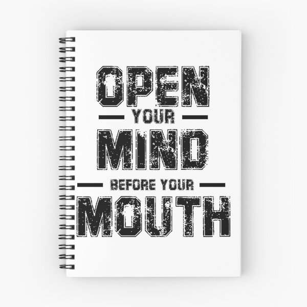 Item preview, Open Your Mind Before Your Mouth designed and sold by AK-BOUTIQUE.